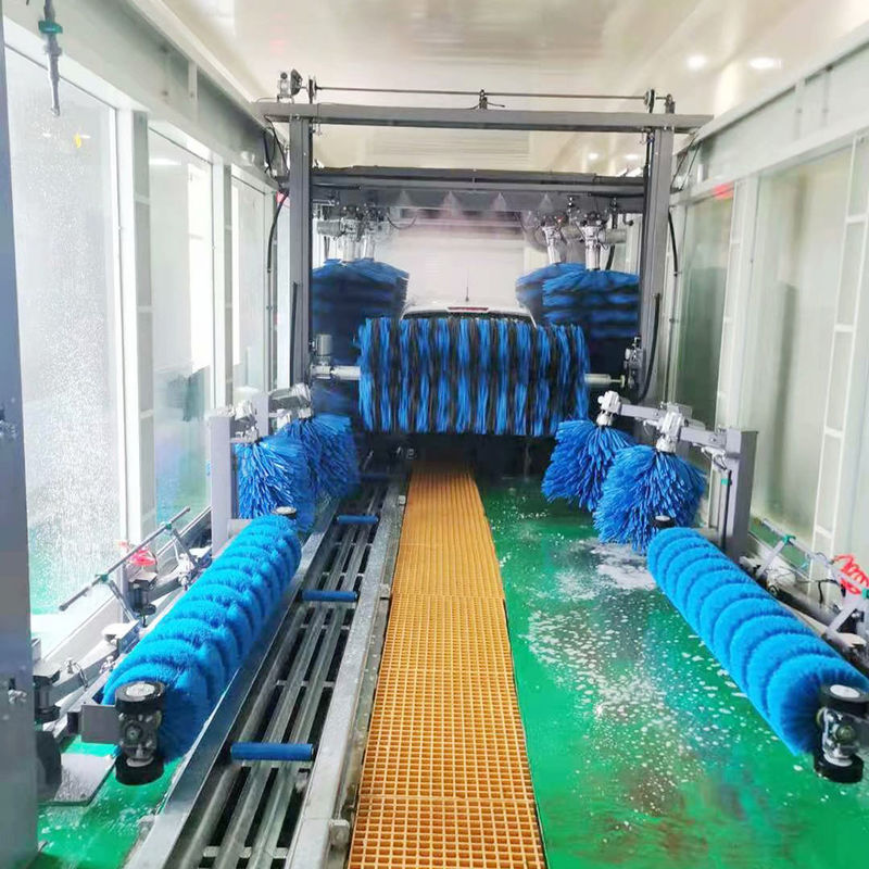 Αυτόματη μηχανή πλύσης αυτοκινήτων Express Tunnel για βενζινάδικα Προσαρμοσμένο λογότυπο στη Σλοβενία