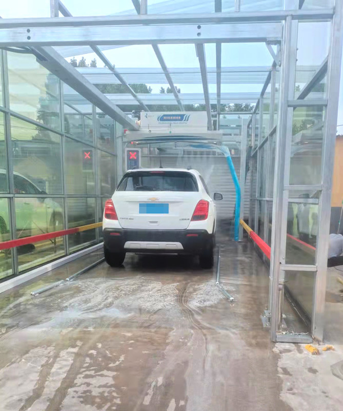 Υψηλής πίεσης πλύση έγινε εύκολο πλήρως αυτόματο μονό βραχίονα 360 μοίρες πλυντήριο αυτοκινήτων