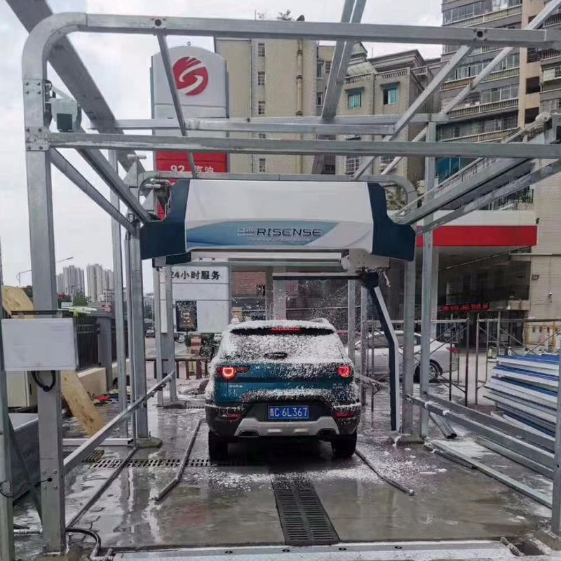 360 Risense Μηχανή πλύσης αυτοκινήτου για καθαρισμό Max.assembling μέγεθος 8000 * 3686 * 3400mm