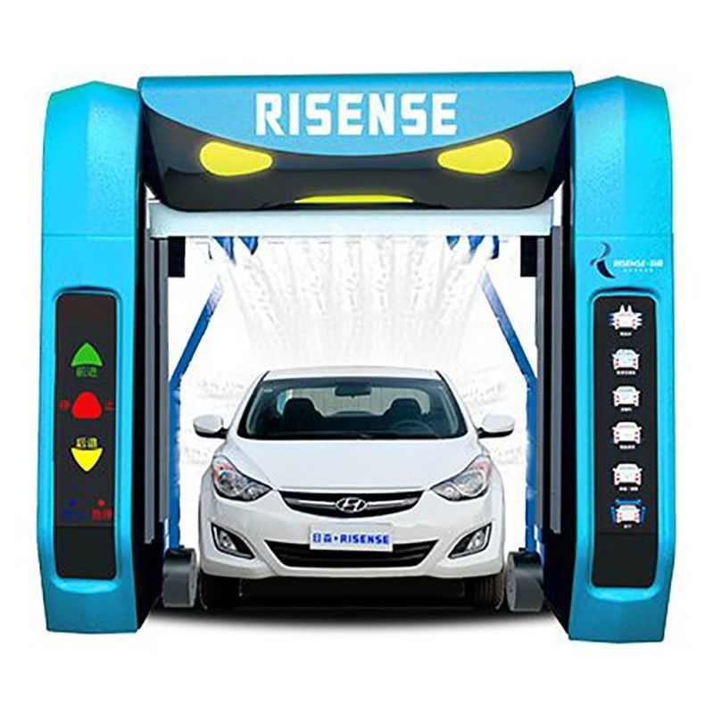 Risense Two Arm 360 πλήρως αυτόματο λεζερικό πλύσιμο αυτοκινήτων με στεγνωτήρα αέρα και σαμπουάν λάβας